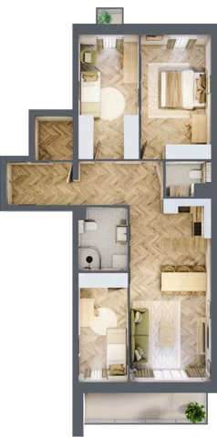 4 pokoje, mieszkanie 82,41 m², piętro 2, oferta nr 11, Lwowska 14, Chorzów, ul. Lwowska 14