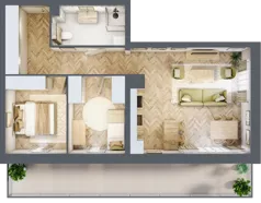 3 pokoje, mieszkanie 61,22 m², parter, oferta nr 23, Lwowska 14, Chorzów, ul. Lwowska 14
