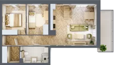 3 pokoje, mieszkanie 63,15 m², parter, oferta nr 25, Lwowska 14, Chorzów, ul. Lwowska 14