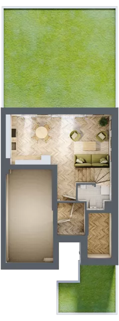 Dom 145,57 m², oferta nr 23.2, Osiedle Albatrosów I, Kraków, Podgórze, Rybitwy, ul. Albatrosów