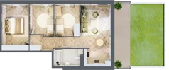 4 pokoje, mieszkanie 66,78 m², parter, oferta nr 2.5, Nowe Zabrze, Zabrze, Centrum Północ, ul. Koźlika