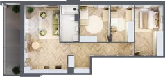 4 pokoje, mieszkanie 76,47 m², piętro 1, oferta nr 2.9, Nowe Zabrze, Zabrze, Centrum Północ, ul. Koźlika