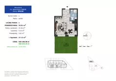 1 pokój, mieszkanie 33,91 m², parter, oferta nr 21C.2, Osiedle Albatrosów II, Kraków, Podgórze, Rybitwy, ul. Albatrosów  21