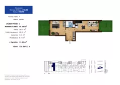 2 pokoje, mieszkanie 48,53 m², parter, oferta nr 6B.83, Mierzeja Wiślana III, Kraków, Podgórze, Płaszów, ul. Mierzeja Wiślana 6B/6C