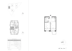 2 pokoje, mieszkanie 36,17 m², piętro 1, oferta nr 21A.10, Osiedle Albatrosów II, Kraków, Podgórze, Rybitwy, ul. Albatrosów 21