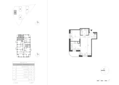 2 pokoje, mieszkanie 44,28 m², piętro 1, oferta nr 21A.12, Osiedle Albatrosów II, Kraków, Podgórze, Rybitwy, ul. Albatrosów 21