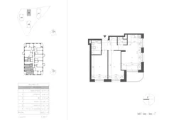 3 pokoje, mieszkanie 55,52 m², piętro 1, oferta nr 21B.13, Osiedle Albatrosów II, Kraków, Podgórze, Rybitwy, ul. Albatrosów 21
