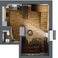 2 pokoje, mieszkanie 57,41 m², parter, oferta nr 3, Sprzeczna 6, Warszawa, Praga Północ, Stara Praga, ul. Sprzeczna 6