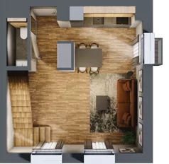 2 pokoje, mieszkanie 56,73 m², parter, oferta nr 4, Sprzeczna 6, Warszawa, Praga Północ, Stara Praga, ul. Sprzeczna 6