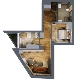 3 pokoje, mieszkanie 54,51 m², piętro 1, oferta nr 7, Sprzeczna 6, Warszawa, Praga Północ, Stara Praga, ul. Sprzeczna 6