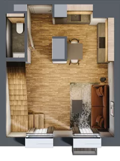 2 pokoje, mieszkanie 47,91 m², piętro 2, oferta nr 14, Sprzeczna 6, Warszawa, Praga Północ, Stara Praga, ul. Sprzeczna 6