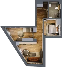 3 pokoje, mieszkanie 58,11 m², piętro 5, oferta nr 31, Sprzeczna 6, Warszawa, Praga Północ, Stara Praga, ul. Sprzeczna 6
