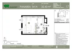 1 pokój, mieszkanie 32,43 m², piętro 4, oferta nr 17, Panarea, Warszawa, Ursus, ul. Ryżowa