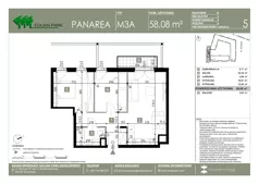 3 pokoje, mieszkanie 58,08 m², piętro 2, oferta nr 5, Panarea, Warszawa, Ursus, ul. Ryżowa