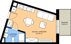 1 pokój, mieszkanie 27,53 m², piętro 3, oferta nr 49, Panarea, Warszawa, Ursus, ul. Ryżowa