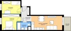 3 pokoje, mieszkanie 55,22 m², piętro 2, oferta nr 24, Panarea, Warszawa, Ursus, ul. Ryżowa
