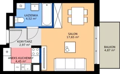 1 pokój, mieszkanie 29,59 m², piętro 4, oferta nr 120, Panarea, Warszawa, Ursus, ul. Ryżowa