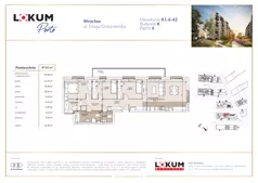 4 pokoje, mieszkanie 87,36 m², piętro 6, oferta nr K1-6-42, Lokum Porto, Wrocław, Szczepin, ul. Długa/Gnieźnieńska