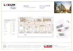 4 pokoje, mieszkanie 94,27 m², piętro 6, oferta nr F1-6-56, Lokum Porto Etap VI, Wrocław, Szczepin, ul. Długa/Gnieźnieńska
