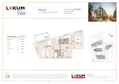 2 pokoje, mieszkanie 49,39 m², parter, oferta nr F1-0-9, Lokum Porto Etap VI, Wrocław, Szczepin, ul. Długa/Gnieźnieńska