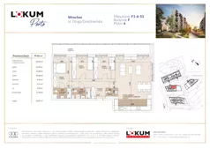 4 pokoje, mieszkanie 99,88 m², piętro 6, oferta nr F1-6-55, Lokum Porto Etap VI, Wrocław, Szczepin, ul. Długa/Gnieźnieńska