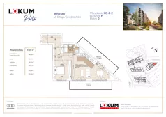 2 pokoje, mieszkanie 57,14 m², parter, oferta nr H1-0-2, Lokum Porto Etap VI, Wrocław, Szczepin, ul. Długa/Gnieźnieńska