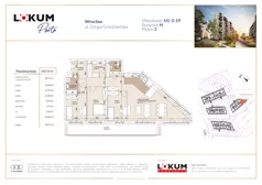 4 pokoje, mieszkanie 103,85 m², piętro 3, oferta nr H1-3-19, Lokum Porto Etap VI, Wrocław, Szczepin, ul. Długa/Gnieźnieńska