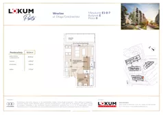 1 pokój, mieszkanie 33,30 m², parter, oferta nr E1-0-7, Lokum Porto Etap VI, Wrocław, Szczepin, ul. Długa/Gnieźnieńska