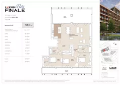 4 pokoje, mieszkanie 143,65 m², piętro 4, oferta nr G1-4-24, Lokum Porto Finale, Wrocław, Szczepin, ul. Długa 57K/1