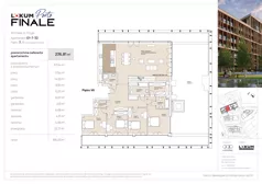 7 pokoi, mieszkanie 236,81 m², piętro 7, oferta nr G1-7-32, Lokum Porto Finale, Wrocław, Szczepin, ul. Długa 57K/1