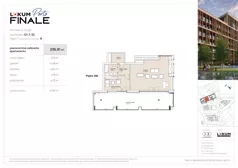 7 pokoi, mieszkanie 236,81 m², piętro 7, oferta nr G1-7-32, Lokum Porto Finale, Wrocław, Szczepin, ul. Długa 57K/1