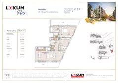 4 pokoje, mieszkanie 101,24 m², piętro 1, oferta nr O1-1-2, Lokum Porto, Wrocław, Szczepin, ul. Długa/Gnieźnieńska