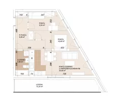 3 pokoje, mieszkanie 55,31 m², piętro 4, oferta nr E1-4-58, Lokum Porto Etap VI, Wrocław, Szczepin, ul. Długa/Gnieźnieńska