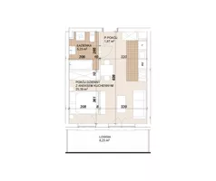 1 pokój, mieszkanie 32,50 m², piętro 4, oferta nr E1-4-61, Lokum Porto Etap VI, Wrocław, Szczepin, ul. Długa/Gnieźnieńska