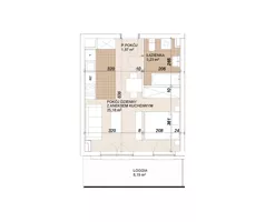 1 pokój, mieszkanie 32,27 m², piętro 4, oferta nr E1-4-62, Lokum Porto Etap VI, Wrocław, Szczepin, ul. Długa/Gnieźnieńska