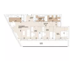 4 pokoje, mieszkanie 82,50 m², piętro 5, oferta nr E1-5-63, Lokum Porto Etap VI, Wrocław, Szczepin, ul. Długa/Gnieźnieńska