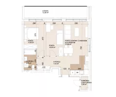3 pokoje, mieszkanie 56,65 m², piętro 9, oferta nr E1-9-84, Lokum Porto Etap VI, Wrocław, Szczepin, ul. Długa/Gnieźnieńska