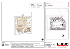 1 pokój, mieszkanie 41,83 m², piętro 3, oferta nr C1-3-21, Lokum Soho, Wrocław, Stare Miasto, ul. Góralska