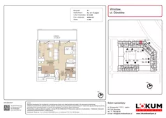 1 pokój, mieszkanie 40,84 m², piętro 6, oferta nr C1-6-49, Lokum Soho, Wrocław, Stare Miasto, ul. Góralska