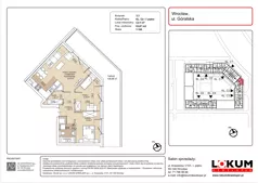 3 pokoje, mieszkanie 53,87 m², piętro 7, oferta nr C2-7-37, Lokum Soho, Wrocław, Stare Miasto, ul. Góralska