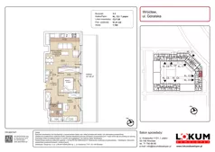 3 pokoje, mieszkanie 51,41 m², piętro 7, oferta nr C2-7-38, Lokum Soho, Wrocław, Stare Miasto, ul. Góralska