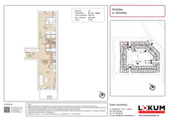 2 pokoje, mieszkanie 49,73 m², piętro 1, oferta nr C6-1-15, Lokum Soho, Wrocław, Stare Miasto, ul. Góralska