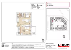 3 pokoje, mieszkanie 48,33 m², piętro 1, oferta nr C6-1-8, Lokum Soho, Wrocław, Stare Miasto, ul. Góralska