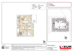 3 pokoje, mieszkanie 47,20 m², piętro 1, oferta nr C6-1-9, Lokum Soho, Wrocław, Stare Miasto, ul. Góralska
