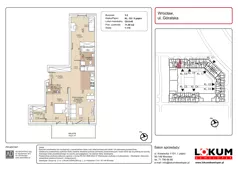 3 pokoje, mieszkanie 71,50 m², piętro 5, oferta nr C6-5-45, Lokum Soho, Wrocław, Stare Miasto, ul. Góralska