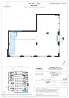 Lokal użytkowy 141,24 m², oferta nr J.0U01, Nadmotławie Apartments - lokale użytkowe, Gdańsk, Śródmieście, ul. Sienna Grobla