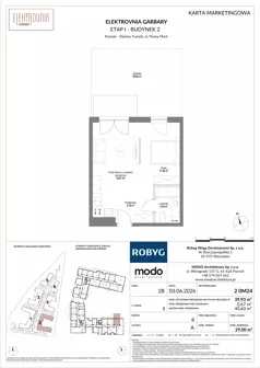1 pokój, mieszkanie 40,03 m², piętro 5, oferta nr 2.5M01, Elektrovnia Garbary, Poznań, Ostrów Tumski-Śródka-Zawady-Komandoria, Ostrów Tumski, ul. Panny Marii