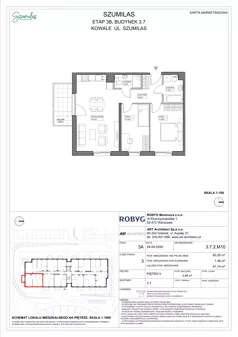 3 pokoje, mieszkanie 60,26 m², piętro 2, oferta nr 3.7.2M10, Szumilas, Kowale, ul. Magazynowa