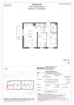 3 pokoje, mieszkanie 60,19 m², piętro 3, oferta nr 3.7.3M10, Szumilas, Kowale, ul. Magazynowa
