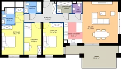 4 pokoje, mieszkanie 106,53 m², piętro 1, oferta nr I1.1M16, Nowa Wałowa I1, Gdańsk, Śródmieście, ul. Stępkarska / Wiosna Ludów